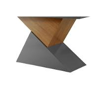 Mesa Para Cozinha Dubai + Tampo Madeirado Vidro Reto 180x90cm Grafite/imbuia-vidro Grafite - Rufato - 5