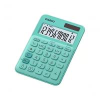 Calculadora De Mesa Casio Ms20uc 12 Dígitos Verde - 1
