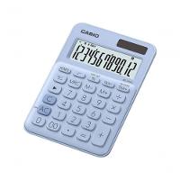 Calculadora De Mesa Casio Ms20uc 12 Dígitos Azul Claro - 1