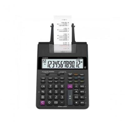 Calculadora Com Bobina Casio Hr-100rc 12 Dígitos Bivolt Preta