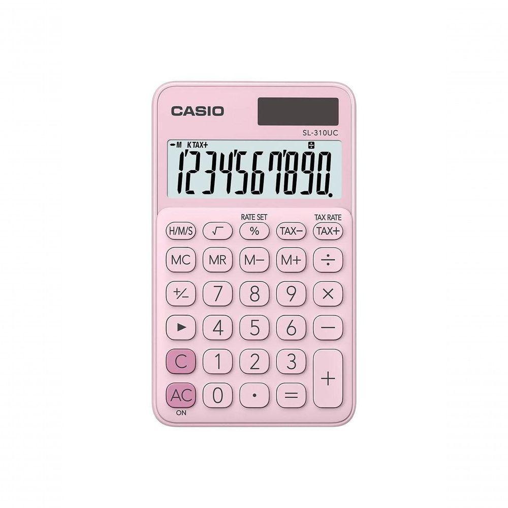 Calculadora De Bolso 10 Digitos Rosa - Sl-310uc-pk - 1