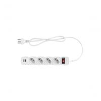Protetor Eletronico Intelbras Epe204 4 Tomadas 2 Usb Branco - 1