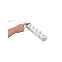 Protetor Eletronico Intelbras Epe204 4 Tomadas 2 Usb Branco - 5