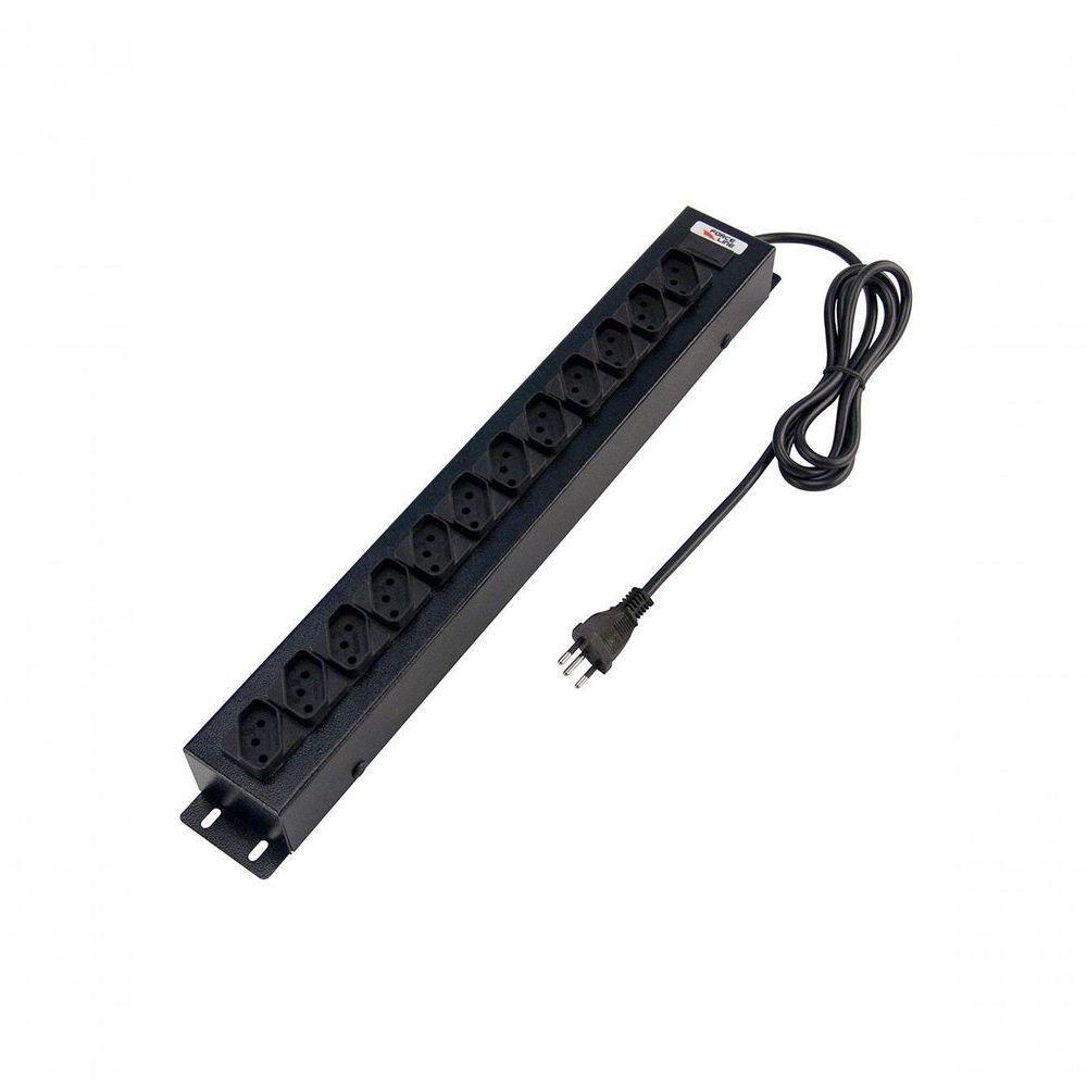 Filtro De Linha Force Line 1,5 Metros Bivolt 12 Tomadas... - 1