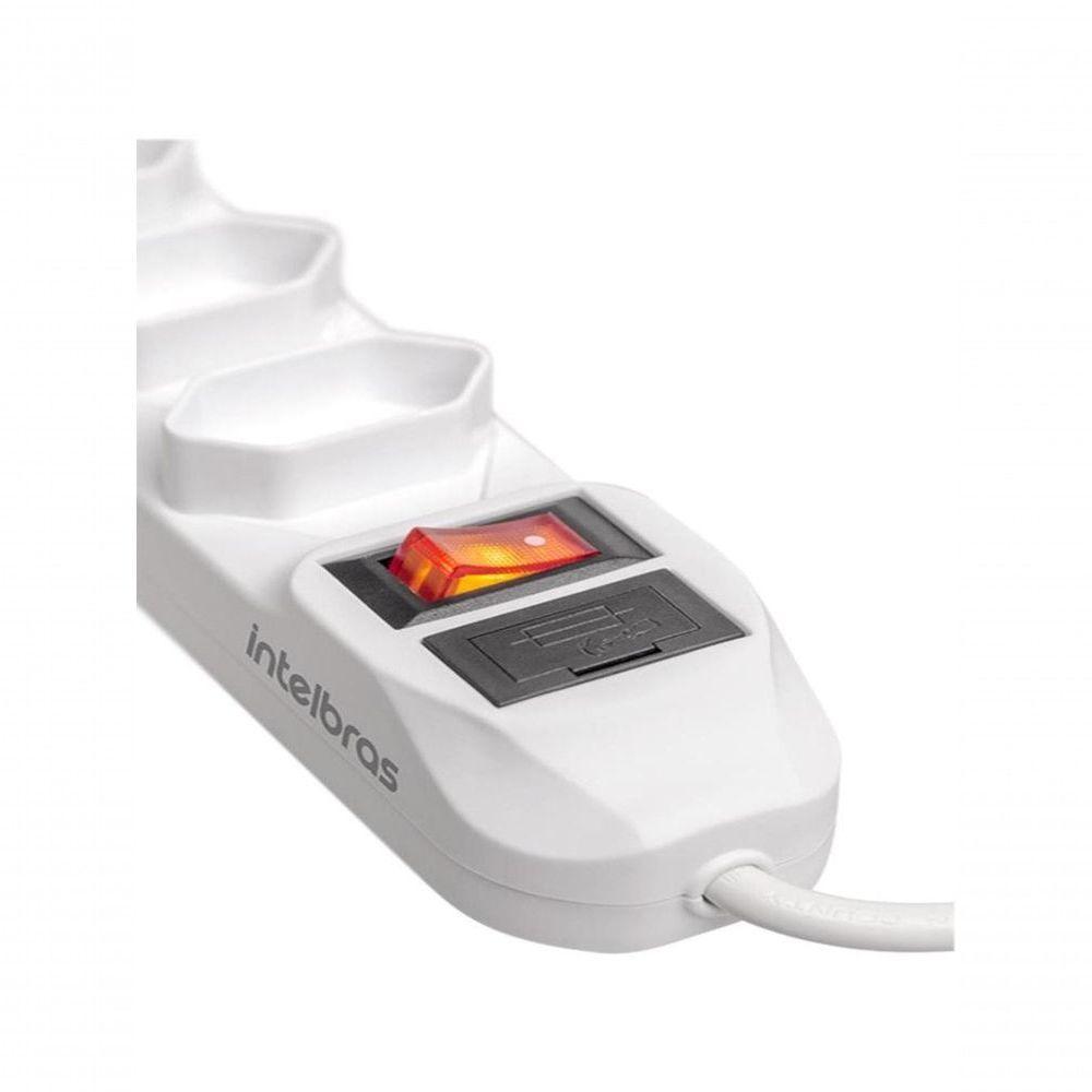 Protetor Eletronico Intelbras 4 Tomadas Branco Epe1004 - 2