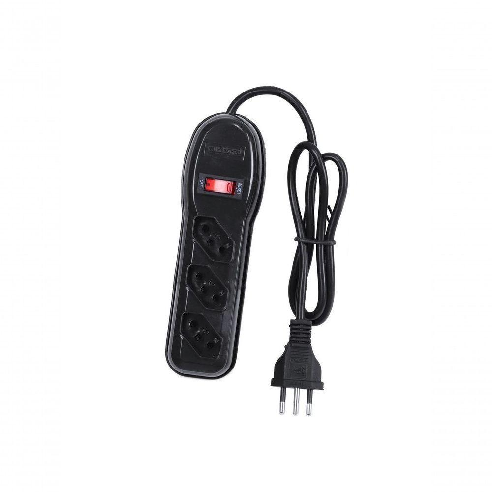 Filtro De Linha 3 Tomadas Pp 0,75mm Comprimento 1mt - 2