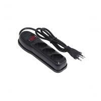 Filtro De Linha 3 Tomadas Pp 0,75mm Comprimento 1mt - 3