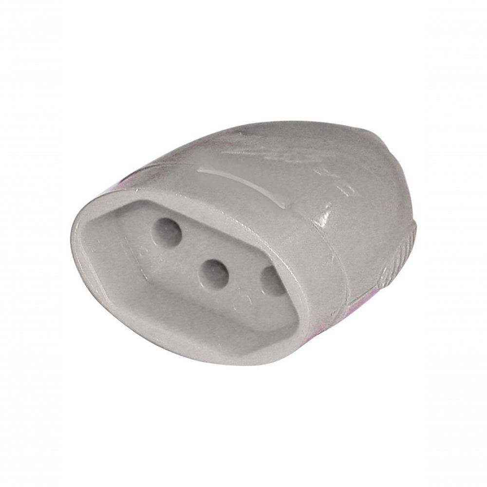 Tomada Desmontavel Daneva Dn1619 2p + T 20a 250 Volts Cinza - 1