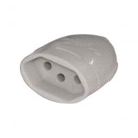 Tomada Desmontavel Daneva Dn1619 2p + T 20a 250 Volts Cinza - 1