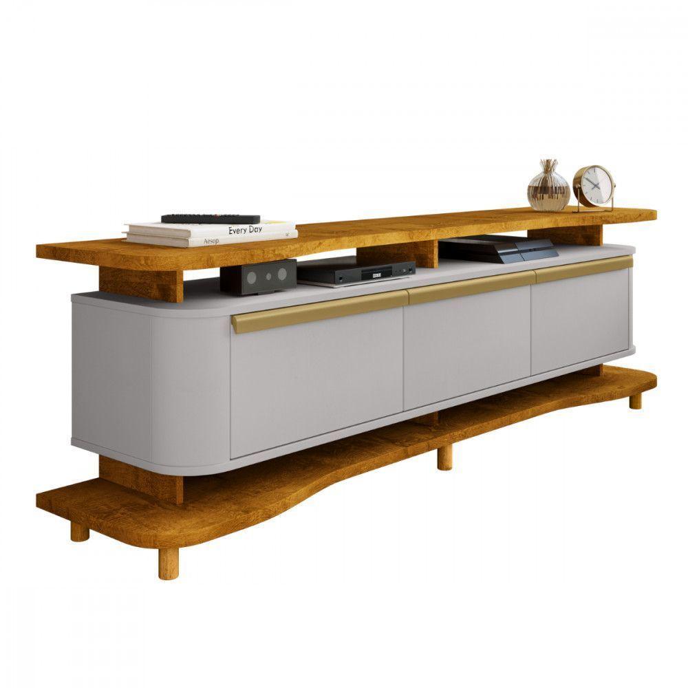 Rack Guararapi Para Tv Até 75 Polegadas Naturalle Off White - 2