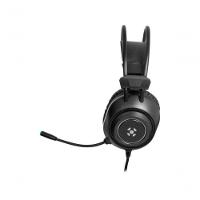 Headset Gamer Fortrek Crusader P2 + Usb Rgb Preto