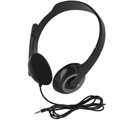Headset Basic Conexão P3 Cabo De 150cm Cancelamento De Ruido