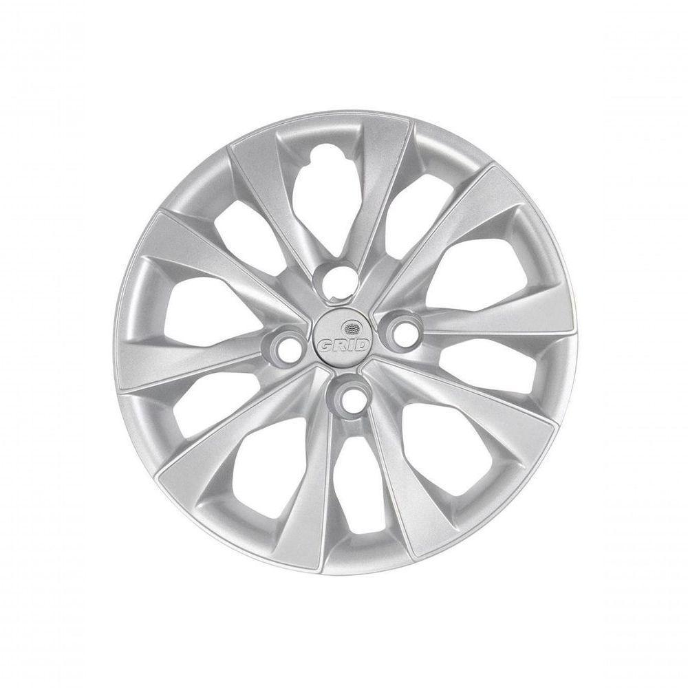 Calota Grid Aro 14p 293cb Prata Mobi 2021 - 1
