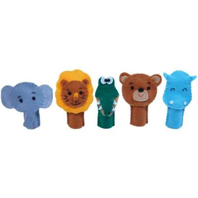 Dedoches De Feltro 5 Personagens/Multicolorido/100%Artesanal