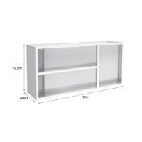 Cozinha Modulada Completa Evidence 4 Peças (2 Armários + 1 Balcão + 1 Paneleiro) C4P39 Branco - Bertolini - 9