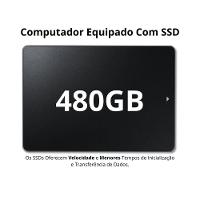 Computador CPU Intel Core i5 16GB DDR3 SSD 480GB Wifi Fonte 230w Bivolt Windows