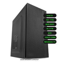 Computador CPU Intel Core i5 8GB DDR3 SSD 1TB Wifi Fonte 230w Bivolt Windows - 1