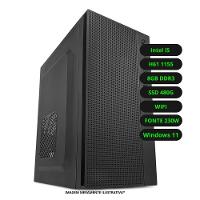 Computador CPU Intel Core i5 8GB DDR3 SSD 480GB Wifi Fonte 230w Bivolt Windows - 1