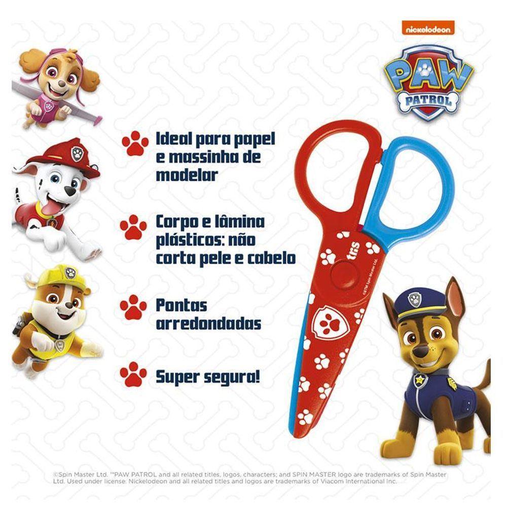 Tesoura Escolar Infantil Patrulha Canina 902221 - Tris - 3