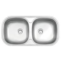 Cuba De Embutir/sobrepor Tramontina Isis 2c 34 Bs Em Aço Inox Acetinado 78x40 Cm - 1