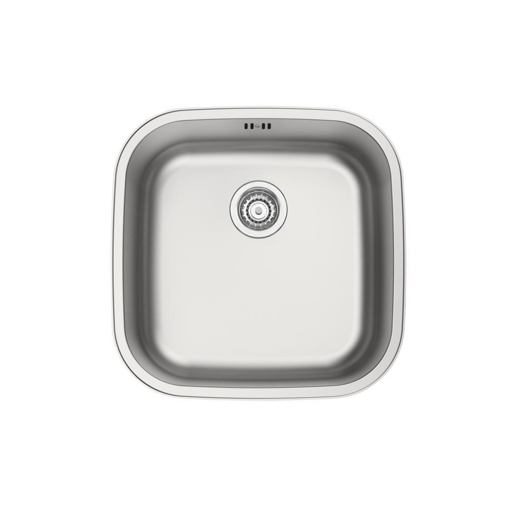 Cuba De Embutir Ou Sobrepor Tramontina Tramontina Aria Maxi 40 Bs Em Aço Inox Acetinado 40x40 Cm - 1