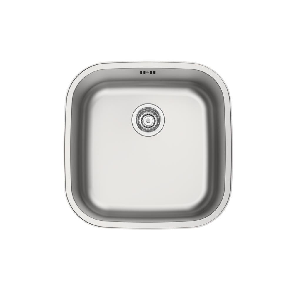 Cuba De Embutir Ou Sobrepor Tramontina Tramontina Aria Maxi 40 Bs Em Aço Inox Acetinado 40x40 Cm - 9