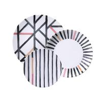 Jogo De Pratos Tramontina Street Em Porcelana Decorada 12 Peças - 1