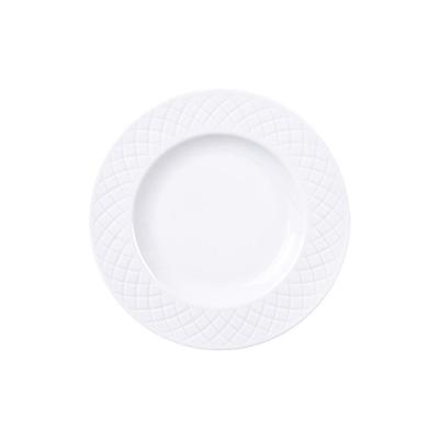 Kit Jogo 2 Pratos Sobremesa Ingrid Em Porcelana Hs 21 Cm - Tramontina