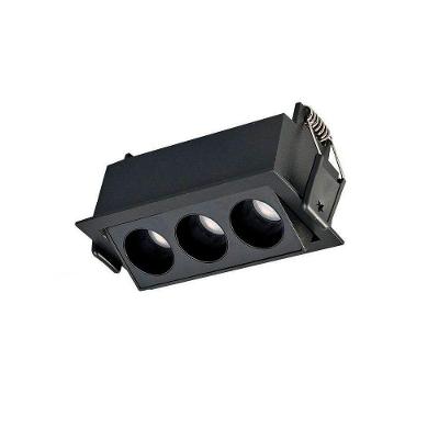 Spot De Embutir Nordecor Downlight Powerus Led Direcionável Alto Irc 90 6w Bivolt Preto 3000k