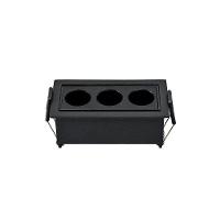 Spot De Embutir Nordecor Downlight Powerus Led Direcionável Alto Irc 90 6w Bivolt Preto 3000k - 3