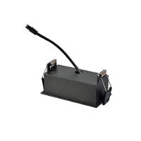 Spot De Embutir Nordecor Downlight Powerus Led Direcionável Alto Irc 90 6w Bivolt Preto 3000k