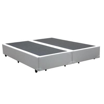 Cama Box Queen 158 Bipartido Bello Box - Tecido Sintético Branco
