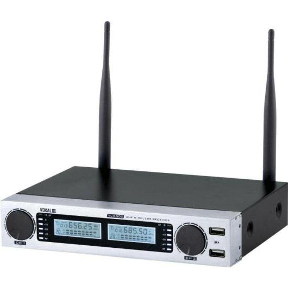 Microfone Sem Fio Duplo Vlr5-02 Plus Vokal [f002] - 3