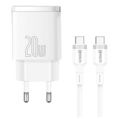Carregador 20w Turbo Branco Para Iphone 15