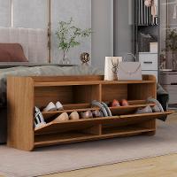 Sapateira Banco Dalia Quarto Com 2 Porta Basculante Cedro - 3