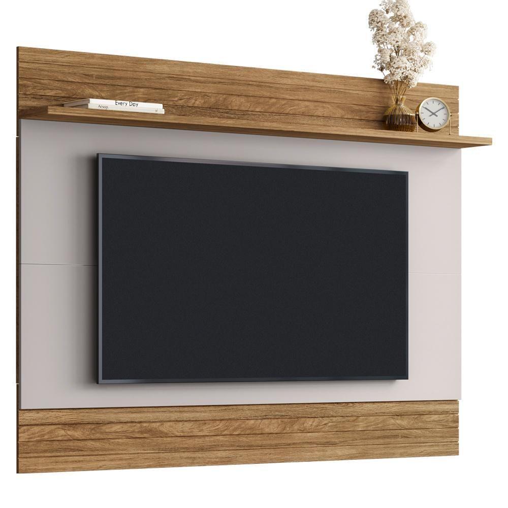 Painel Suspenso TV 75 Polegadas 180 Cm Icarai Bechara Cinamomo Off White - 1