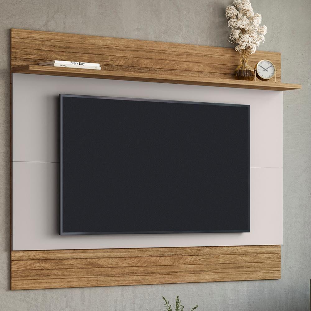 Painel Suspenso TV 75 Polegadas 180 Cm Icarai Bechara Cinamomo Off White - 2