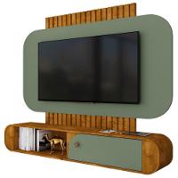 Painel Suspenso Organico TV 55 Polegadas 156 Cm Jurere Bechara Naturalle Pistache - 1
