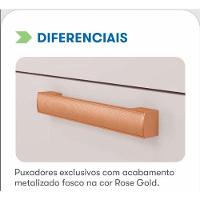 Kit Cozinha Itatiaia Nápoles Kit-160 6 Portas 2 Gavetas White Cinamomo Off-White - 6