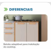 Kit Cozinha Itatiaia Nápoles Kit-160 6 Portas 2 Gavetas White Cinamomo Off-White - 7