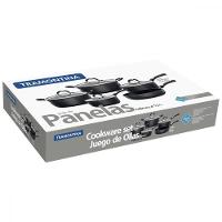 Jogo De Panelas Tramontina Monaco Em Aluminio Com Revestimento Interno Antiaderente - 2