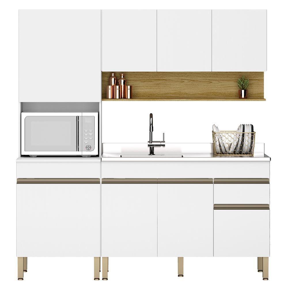 Cozinha Modulada 3 Pecas Balcao Pia 3023 Line Ktp Supremo Cp Freijo - 1