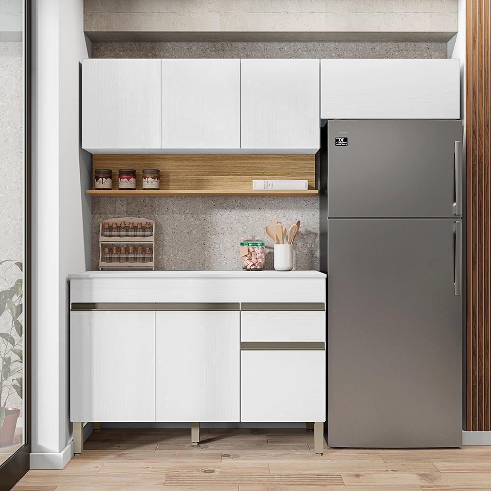 Cozinha Modulada 3 Pecas Balcao Com Tampo Line Ktp Supremo Cp Freijo - 7