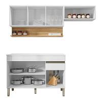 Cozinha Modulada 3 Pecas Balcao Com Tampo Line Ktp Supremo Cp Freijo - 6