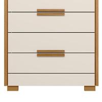 Comoda 4 Gavetas Dhara 86 Cm Moval Freijo Off White - 5