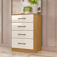 Comoda 4 Gavetas 61 Cm MS913 Moval Freijo Off White - 2