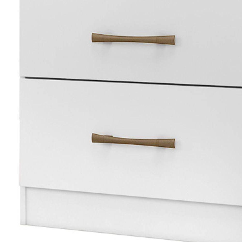 Comoda 4 Gavetas 61 Cm MS913 Moval Branco - 5