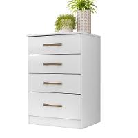 Comoda 4 Gavetas 61 Cm MS913 Moval Branco - 1