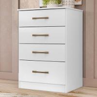 Comoda 4 Gavetas 61 Cm MS913 Moval Branco - 2