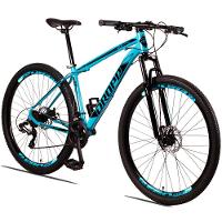 Bicicleta Aro 29 Dropp Z3 H Alumínio Câmbio Shimano 24v Freio A Disco Hidráulico - Azul + Preto 21 - 1